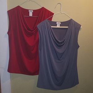 Sleeveless blouses